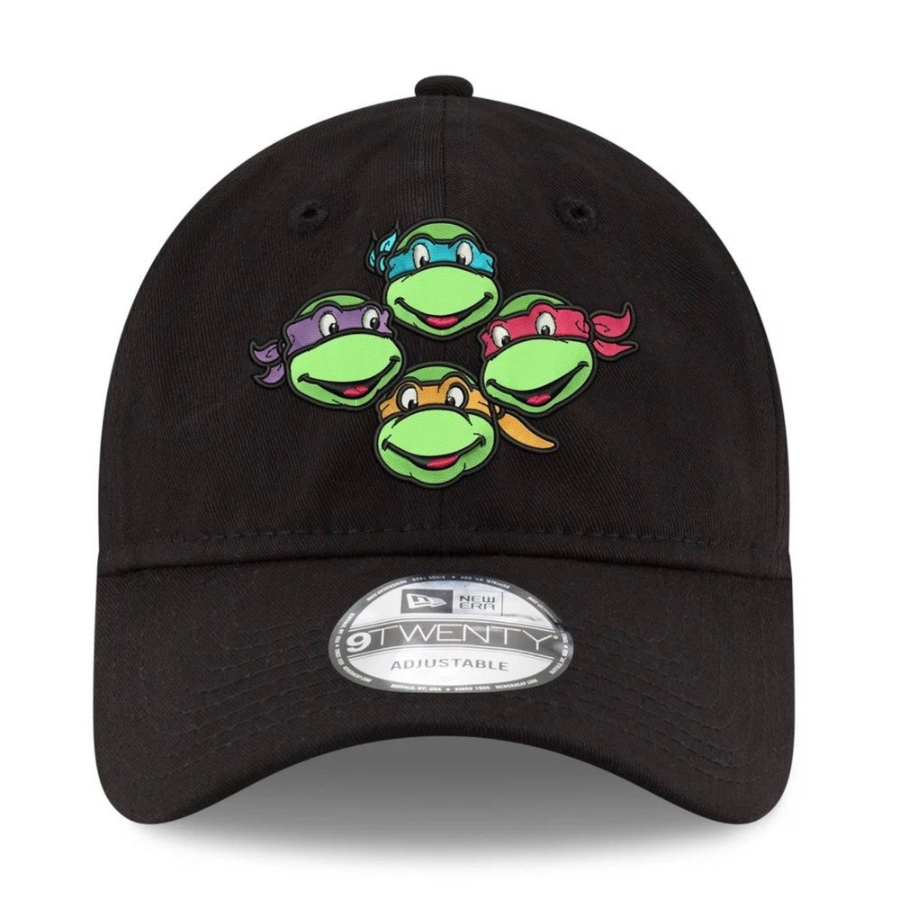 New Era 9TWENTY Teenage Mutant Ninja Turtles TMNT Black Adjustable Hat Cap y2k